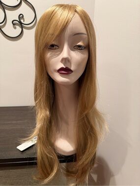 Alan Eaton Collection Blonde Long Layered Women’s Synthetic Wig 0171